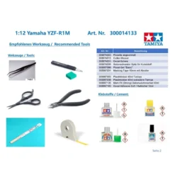 Tamiya Maquette Yamaha YZF-R1M -Modèles Jouets Magasin tamiya 14133 yamaha yzf r1m 12