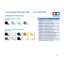 Tamiya Maquette Suzuki GSX1100S Katana -Modèles Jouets Magasin tamiya ta16025 suzuki gsx1100s katana 3
