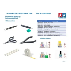 Tamiya Maquette Suzuki GSX1100S Katana -Modèles Jouets Magasin tamiya ta16025 suzuki gsx1100s katana 4
