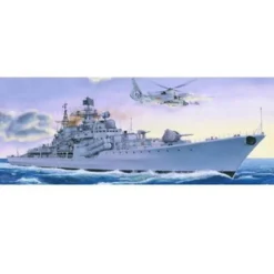 Trumpeter Destroyer Type 956E De Classe Sovremenny 956E Avec Rampes En Laiton Photodécoupé Et Mâts -Modèles Jouets Magasin trumpeter tu03613 destroyer type 956e de classe sovremenny 956e avec r 9