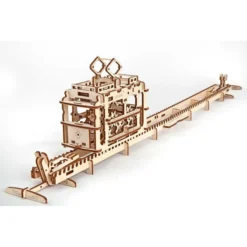 UGEARS Maquette Train Tram Sur Les Rails -Modèles Jouets Magasin ugears 8412019 tram sur les rails 4
