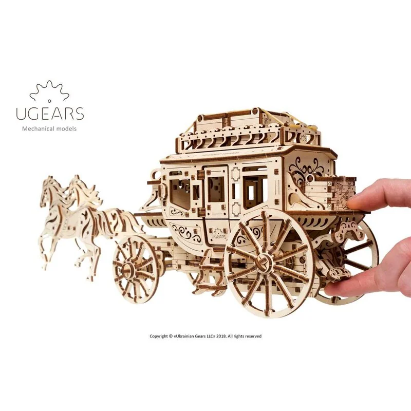 UGEARS Maquette Diligence 3 UGEARS Maquette Diligence – Image 3