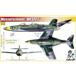 Maquette Avion Messerschmitt P. Wespe I Projet De Chasseur à Réaction Allemand.