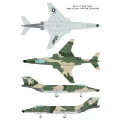 McDonnell RF-101C Voodoo Avec 2 Options Décalque: 1. 56-0228AH, 45thTRS, Les Pois, 460thTRW, USAF2. kit Clown, 45thTRS, 460thTRW -Modèles Jouets Magasin valom val72093 mcdonnell rf 101c voodoo avec 2 options decalque 1 56 2
