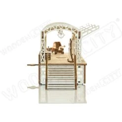 WOODEN CITY Maquette Gare -Modèles Jouets Magasin wooden city wr325 gare 3