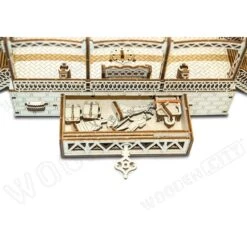 WOODEN CITY Maquette Gare -Modèles Jouets Magasin wooden city wr325 gare 5